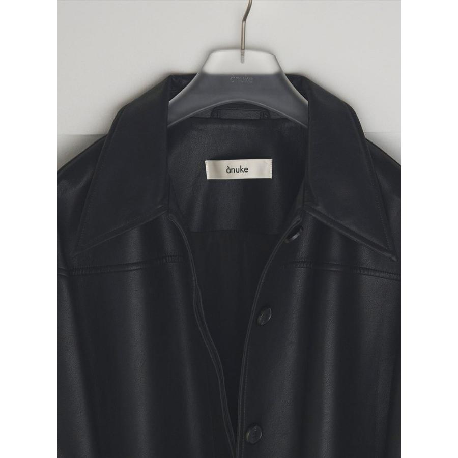 anuke アンヌーク 即日発送 Ecoleather Over Jacket 62520105