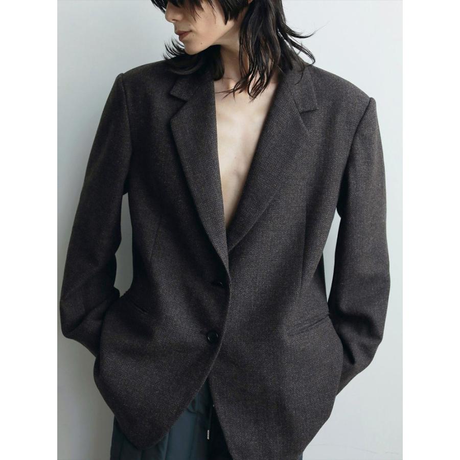 anuke（アンヌーク） 即日発送 Herringbone Wool Jacket 62520107