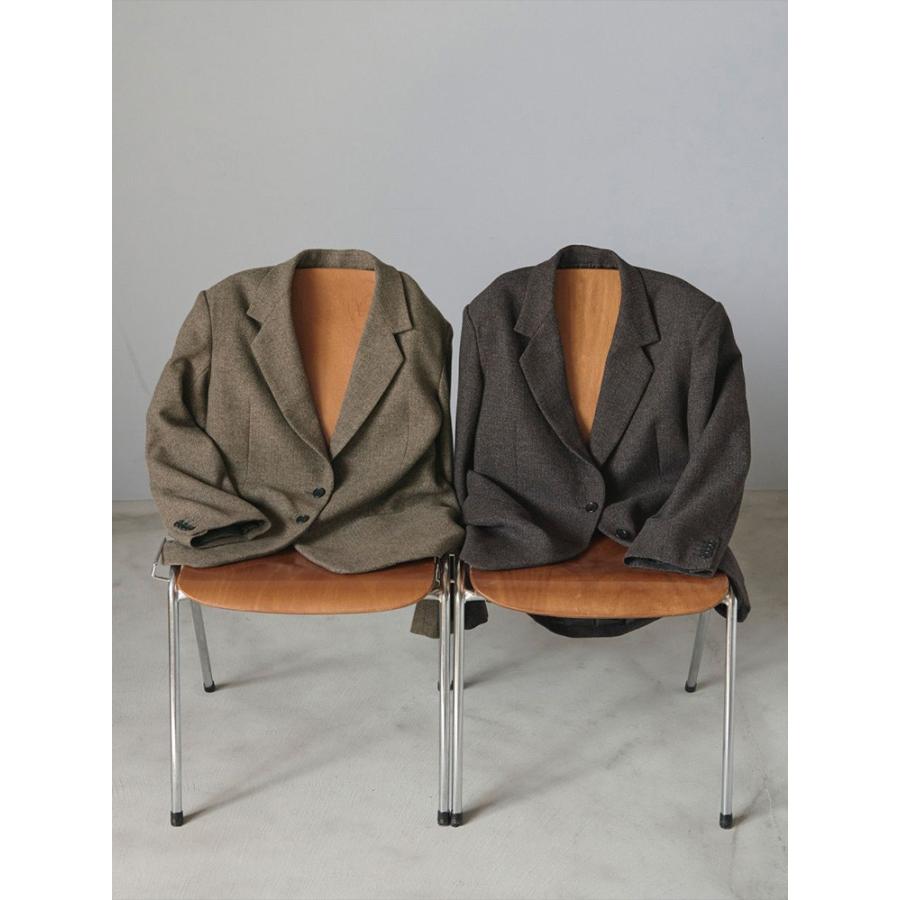 anuke（アンヌーク） 即日発送 Herringbone Wool Jacket 62520107