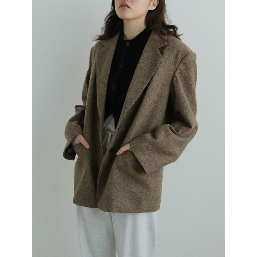 anuke（アンヌーク） 即日発送 Herringbone Wool Jacket 62520107