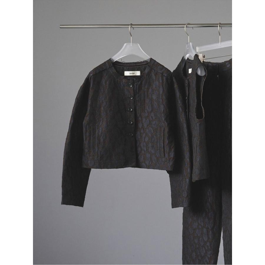 anukeアンヌークジャケット サイズ36 anuke（アンヌーク） 【SALE】アンヌーク 即日発送 Leopard Jacquard