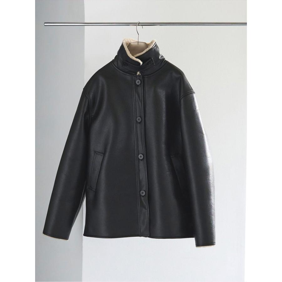 anuke アンヌーク　ボアフライトジャケット ブラック 36 magnet_176373273600.jpg