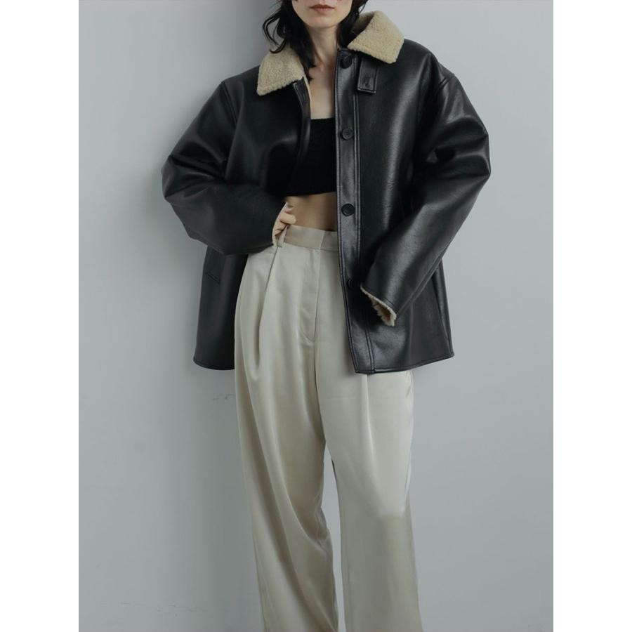 anuke（アンヌーク） 【SALE】アンヌーク 即日発送 Boa Flight Jacket