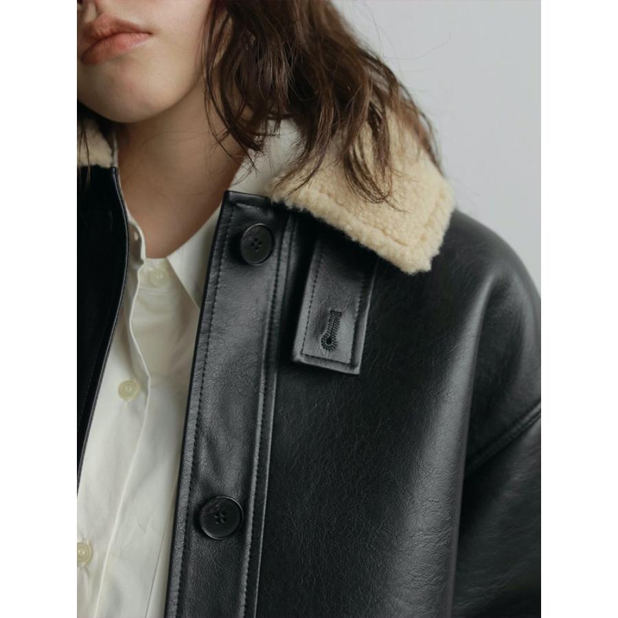 anuke（アンヌーク） 【SALE】アンヌーク 即日発送 Boa Flight Jacket