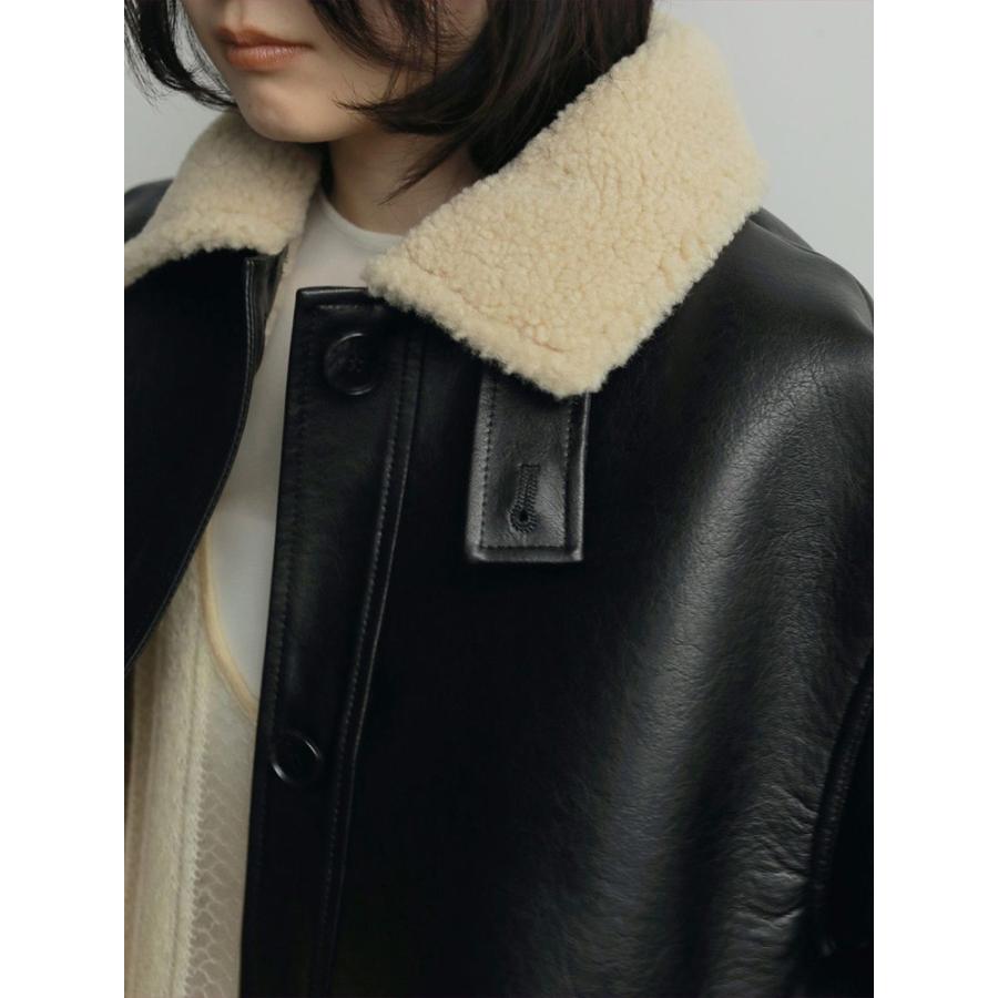 anuke（アンヌーク） 【SALE】アンヌーク 即日発送 Boa Flight Jacket