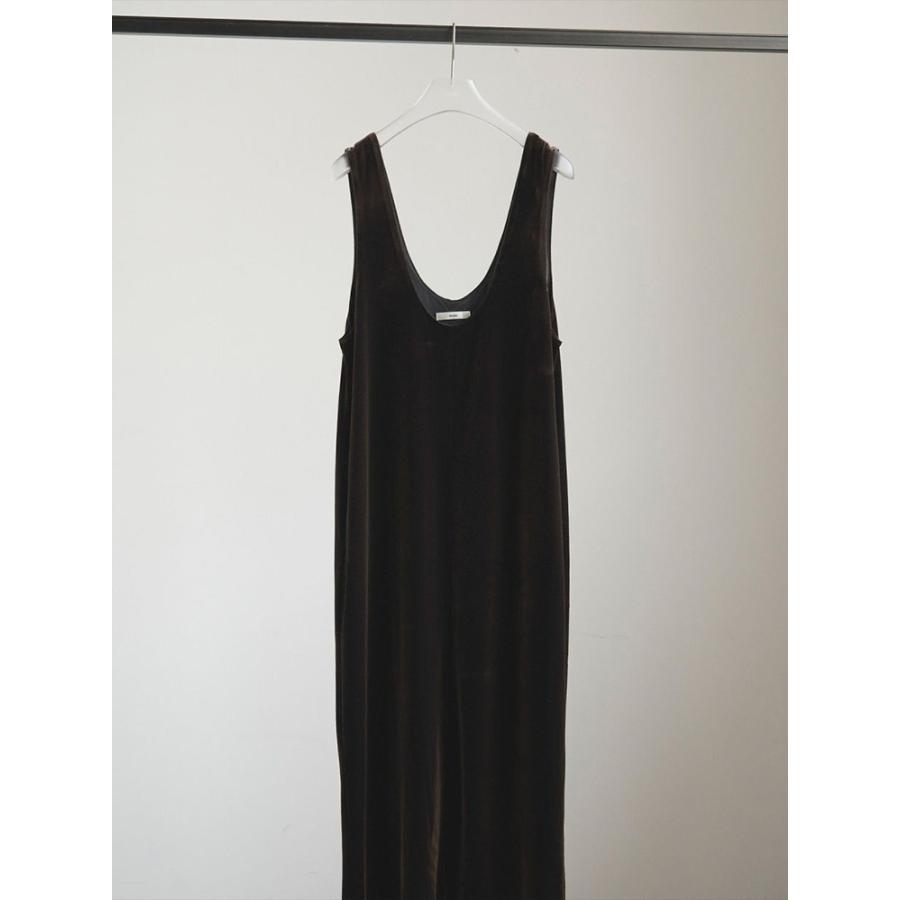 anuke（アンヌーク） 即日発送 Velour Uneck Onepiece 62520314 ベロア 