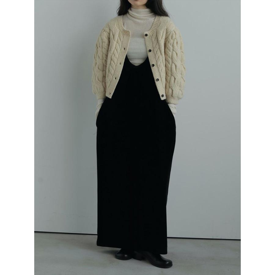 anuke（アンヌーク） 即日発送 Velour Uneck Onepiece 62520314 ベロア