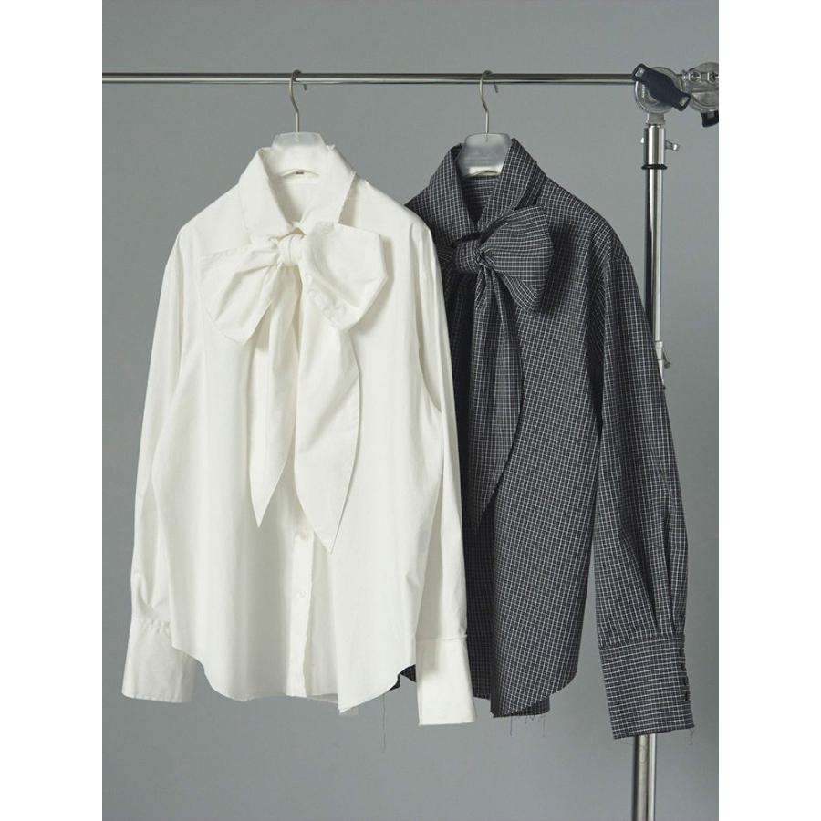 アンヌークVolume Ribbon Shirts ミックス anuke（アンヌーク） 【SALE】アンヌーク 即日発送 Volume Ribbon