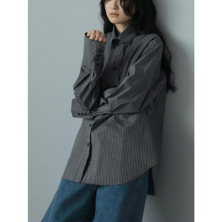 トップス anuke / Volume Ribbon Shirts anuke（アンヌーク） 【SALE】アンヌーク 即日発送 Volume Ribbon