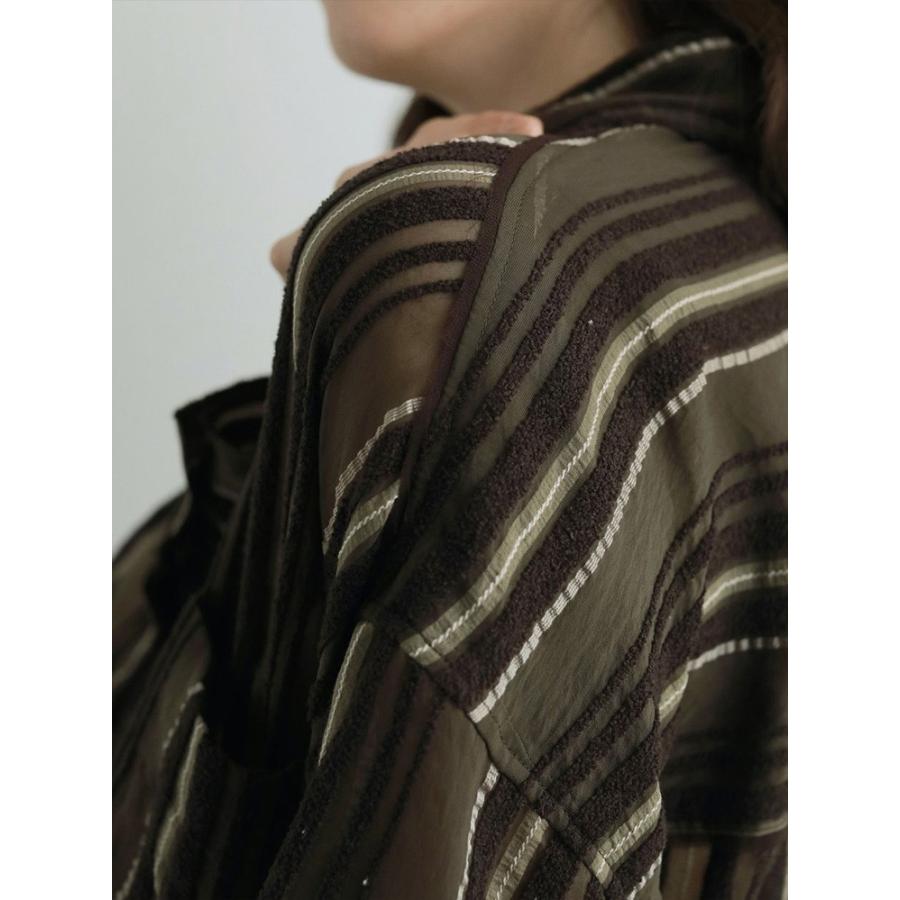 anuke（アンヌーク） 即日発送 Sheer Stripe Shirts 62520424 シアー