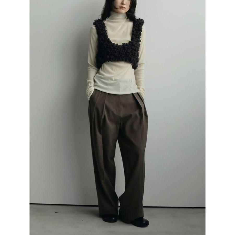 anuke（アンヌーク） 【SALE】アンヌーク 即日発送 Velour Tie Tops