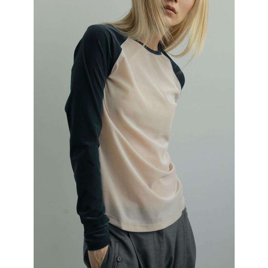 anuke（アンヌーク） 即日発送 Sheervelour Baseball T-shirts