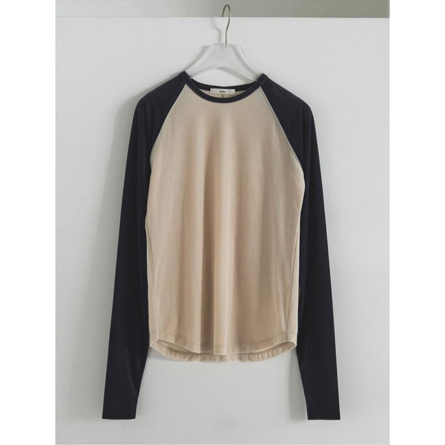 anuke（アンヌーク） 即日発送 Sheervelour Baseball T-shirts