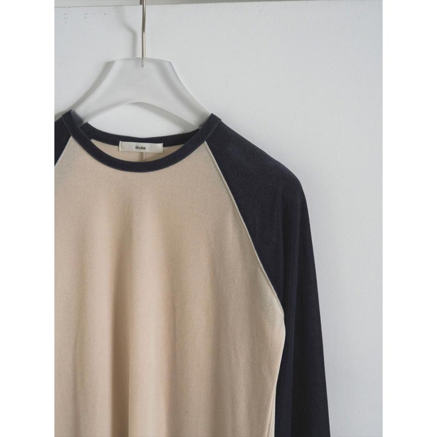 anuke/Sheervelour Baseball T-shirts ブラウン anuke（アンヌーク） 即日発送 Sheervelour Baseball T-shirts