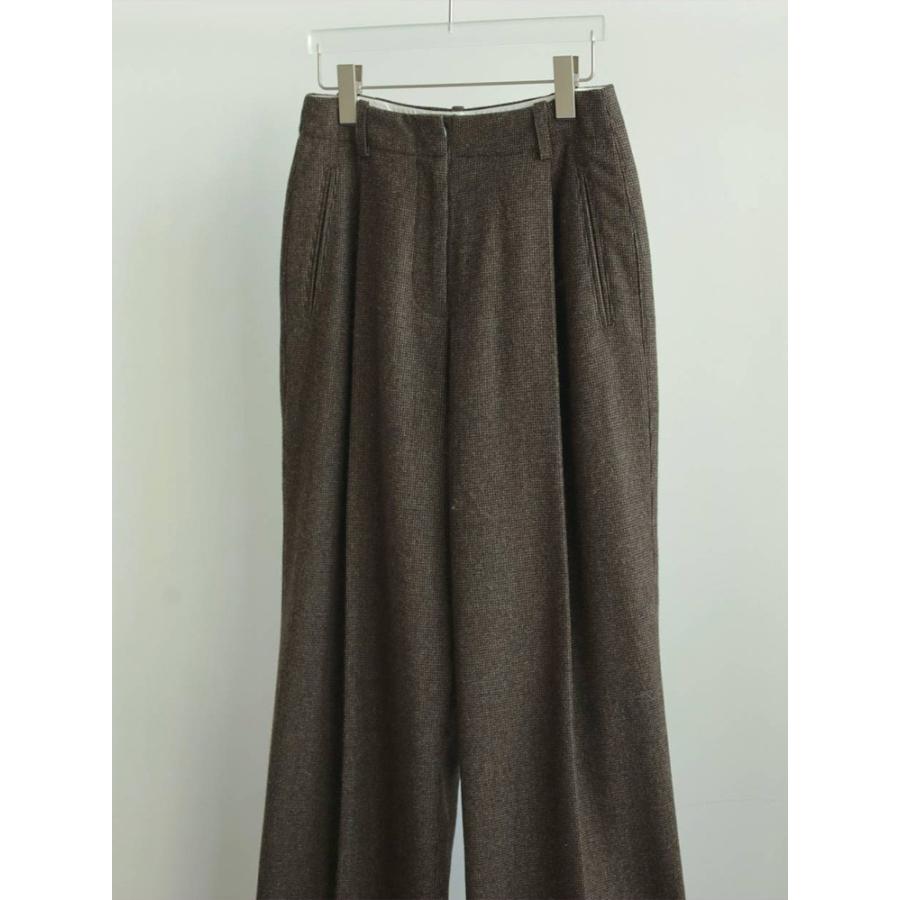anuke（アンヌーク） 【SALE】アンヌーク 即日発送 Check Tuck Pants