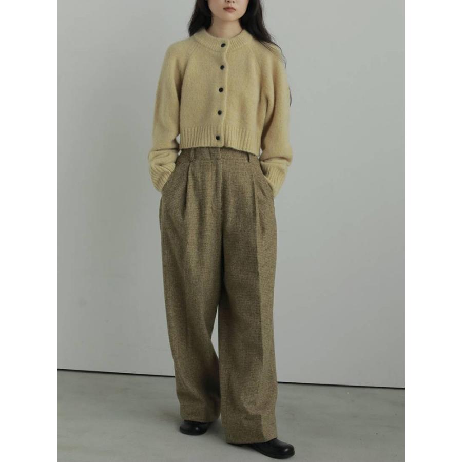 anuke（アンヌーク） 【SALE】アンヌーク 即日発送 Check Tuck Pants
