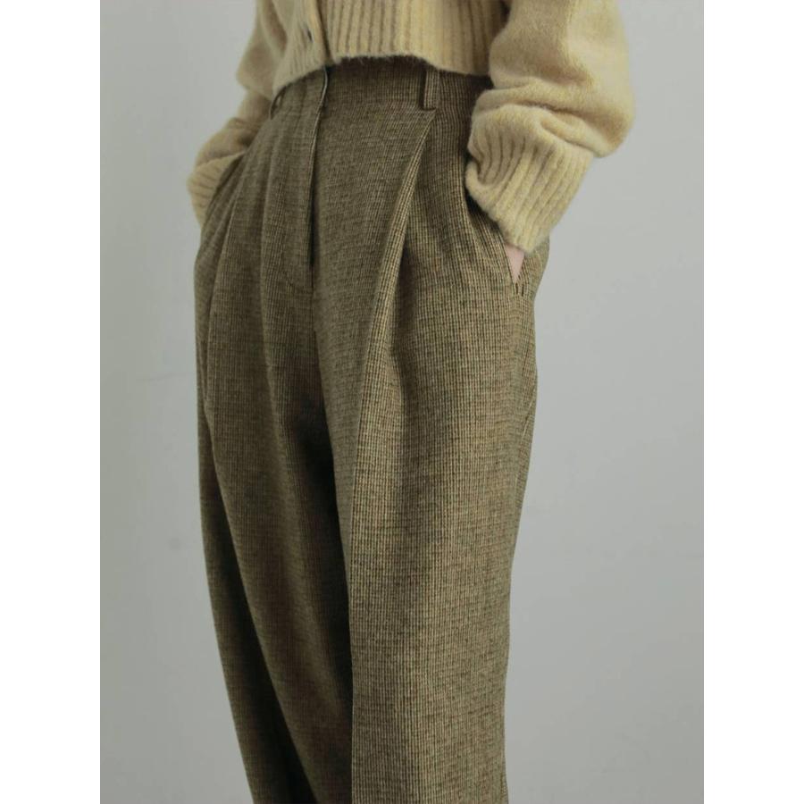 新品未使用品anuke Check Tuck Pants anuke 】Check Tuck Pants | valance 福井｜レディース セレクト
