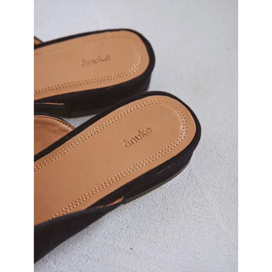 anuke（アンヌーク） 【SALE】アンヌーク 即日発送 Velour Slide Shoes