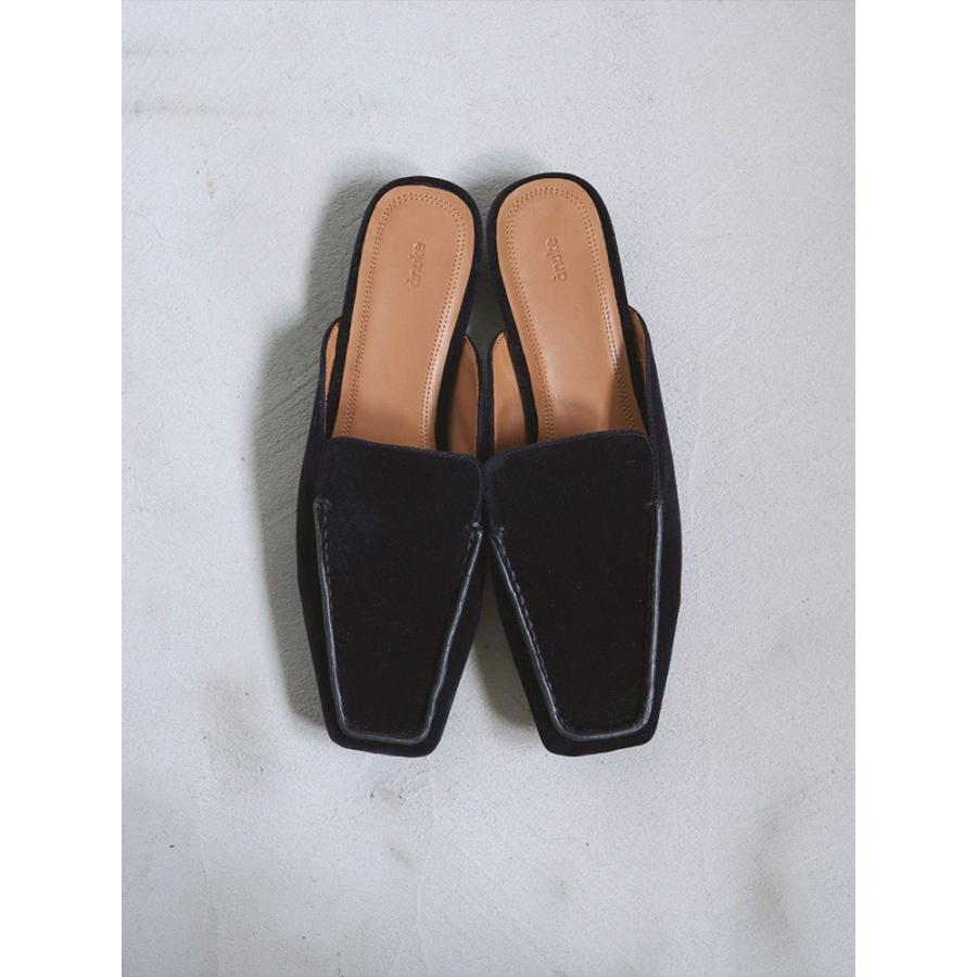 anuke（アンヌーク） 【SALE】アンヌーク 即日発送 Velour Slide Shoes
