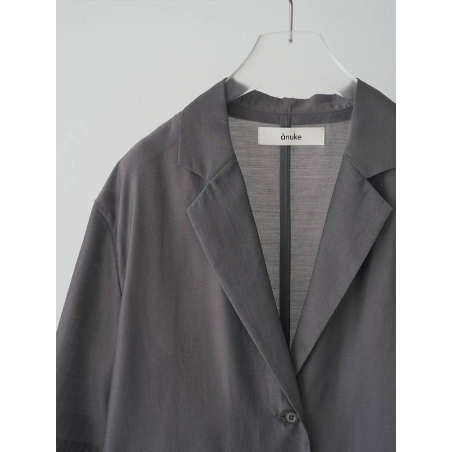 anuke（アンヌーク） 即日発送 Sheer Halfsleeve Jacket 62610106 