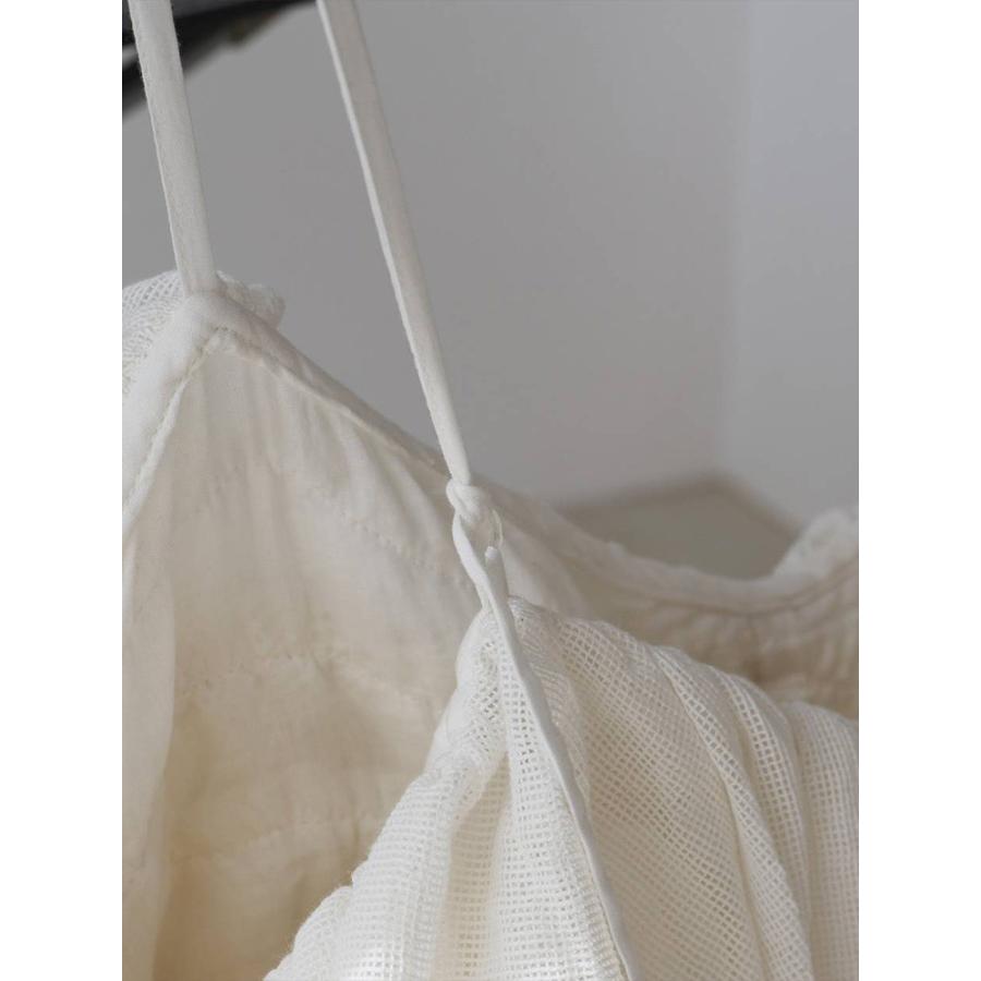 anuke（アンヌーク） 即日発送 Mesh Frill Camisole 62610402 メッシュ