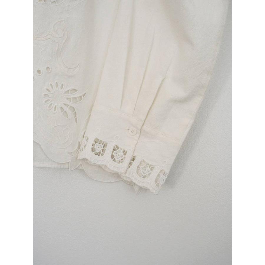 anuke（アンヌーク） 即日発送 Cutwork Opencollar Shirts 62610418