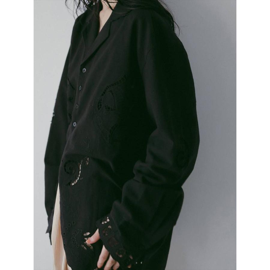 anuke（アンヌーク） 即日発送 Cutwork Opencollar Shirts 62610418
