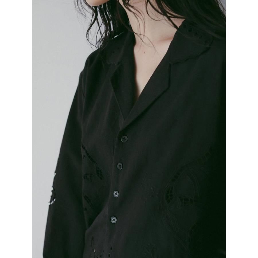 anuke（アンヌーク） 即日発送 Cutwork Opencollar Shirts 62610418