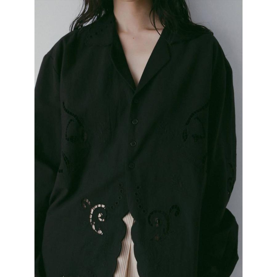 anuke（アンヌーク） 即日発送 Cutwork Opencollar Shirts 62610418