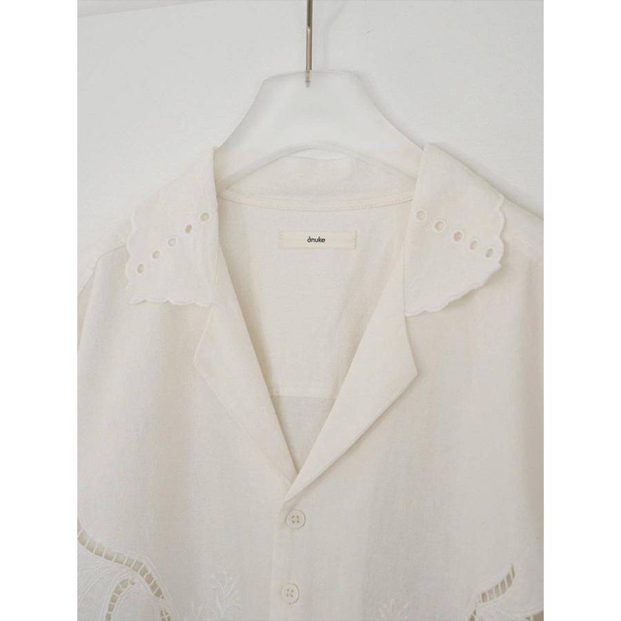 anuke（アンヌーク） 即日発送 Cutwork Opencollar Shirts 62610418