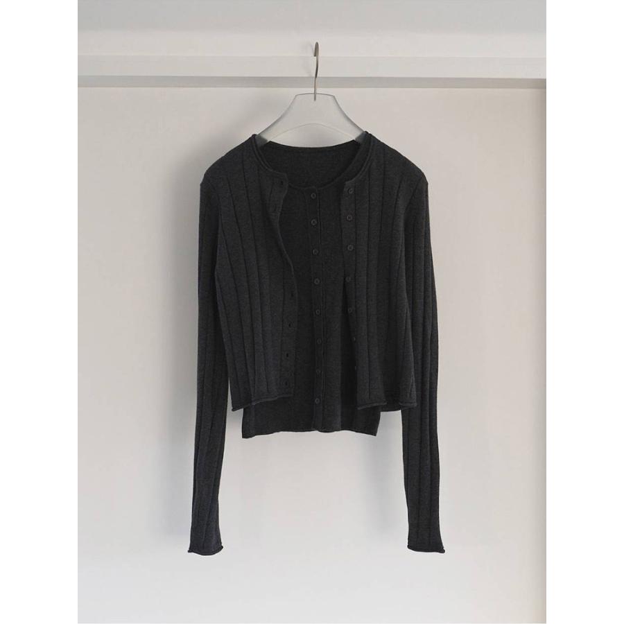 anuke（アンヌーク） 即日発送 Cotton Layered Cardigan 62610502
