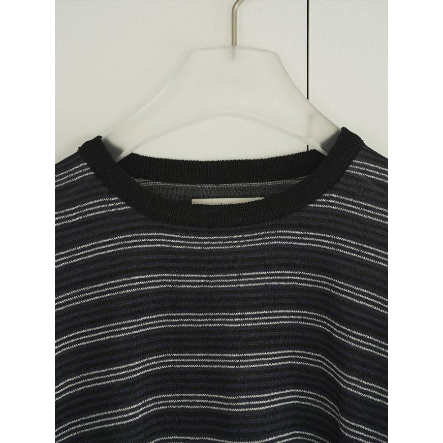 anuke（アンヌーク） 即日発送 Sheer Border Knit 62610503 シアー