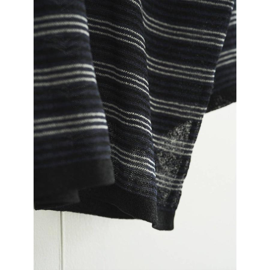 anuke（アンヌーク） 即日発送 Sheer Border Knit 62610503 シアー