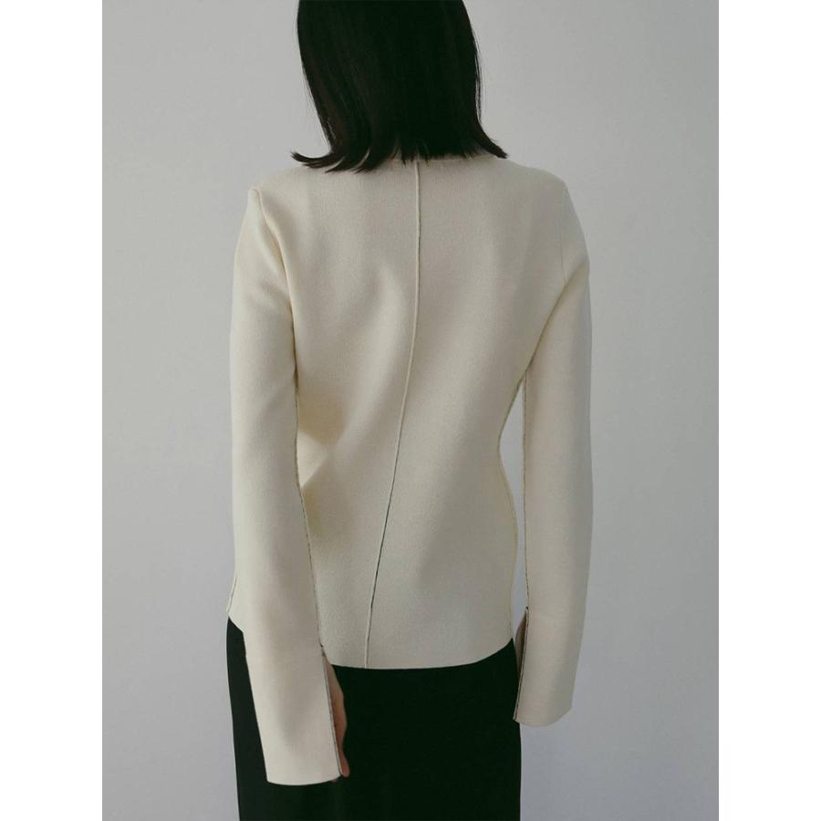 シャツ/ブラウス(長袖/七分) Linking Knit Shirts anuke ànuke online store（アンヌーク） / Linking Knit ShirtsLinking Knit