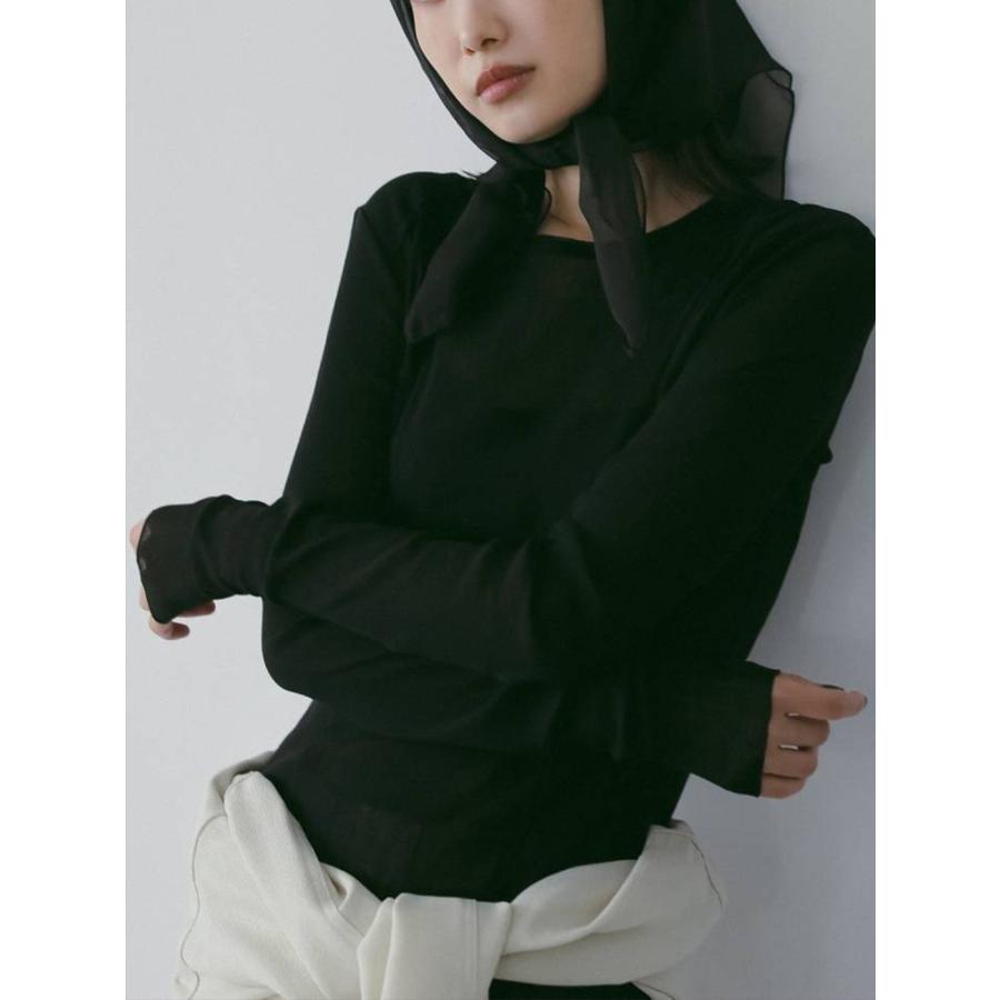 anuke（アンヌーク） 即日発送 Cotton Tulle Tops 62610605 コットン