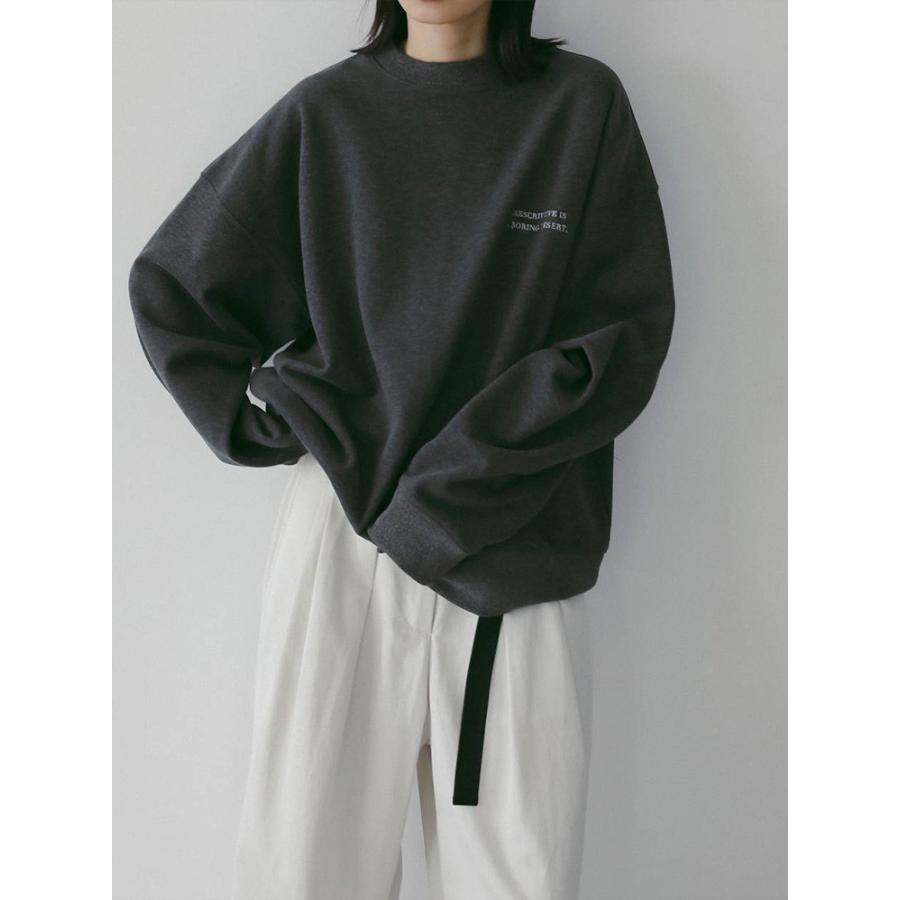 anuke（アンヌーク） 即日発送 Embroidery Logo Sweat 62610606 エン