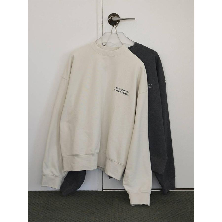 anuke（アンヌーク） 即日発送 Embroidery Logo Sweat 62610606 エン