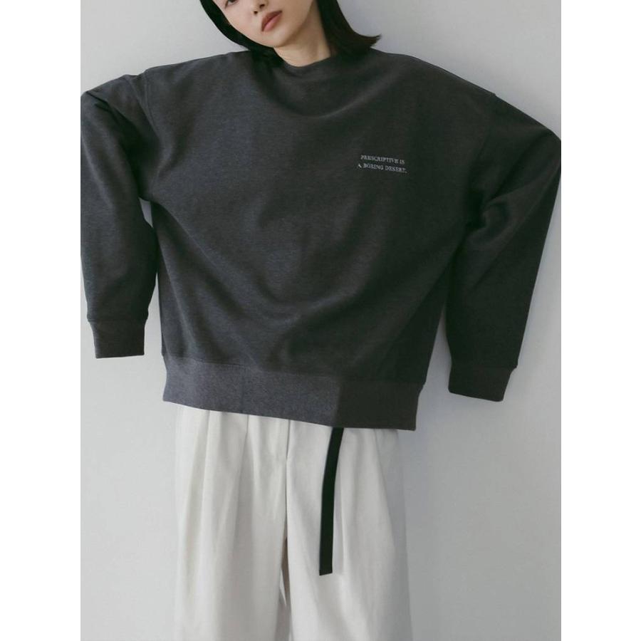 anuke（アンヌーク） 即日発送 Embroidery Logo Sweat 62610606 エン