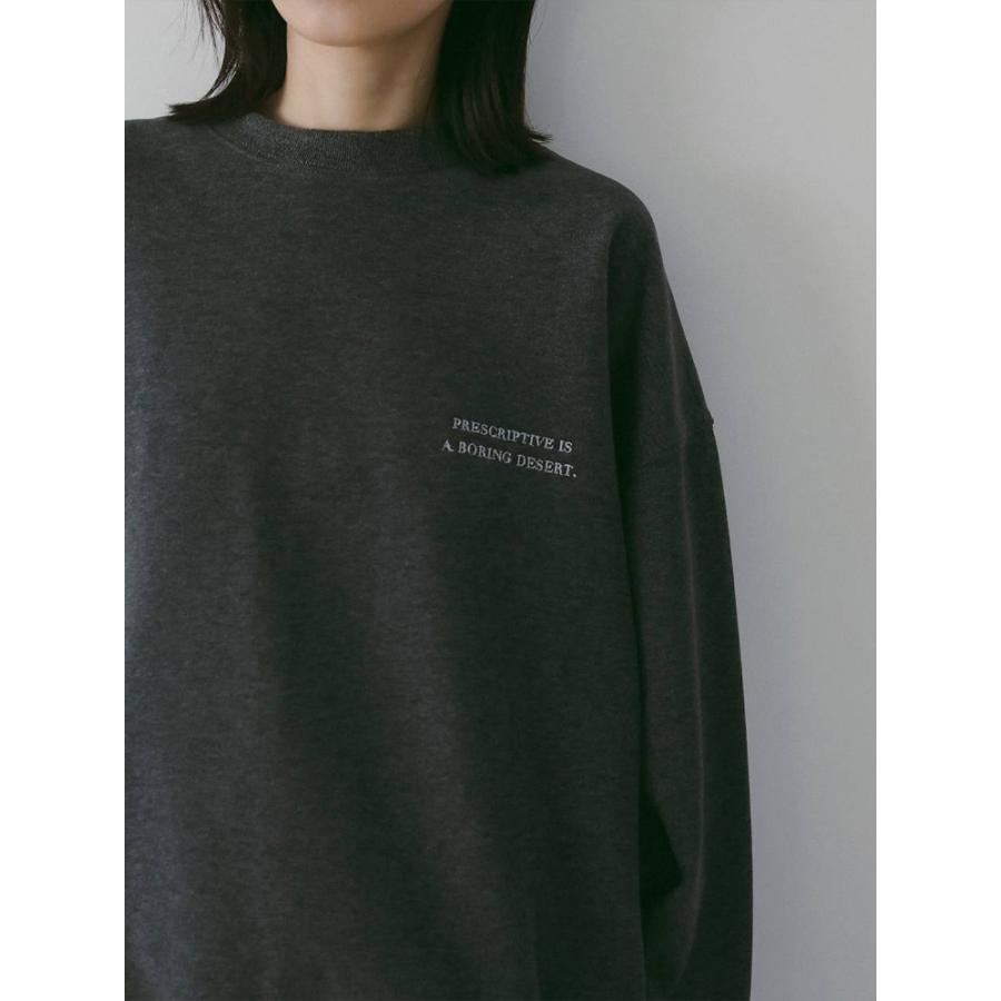 anuke（アンヌーク） 即日発送 Embroidery Logo Sweat 62610606 エン