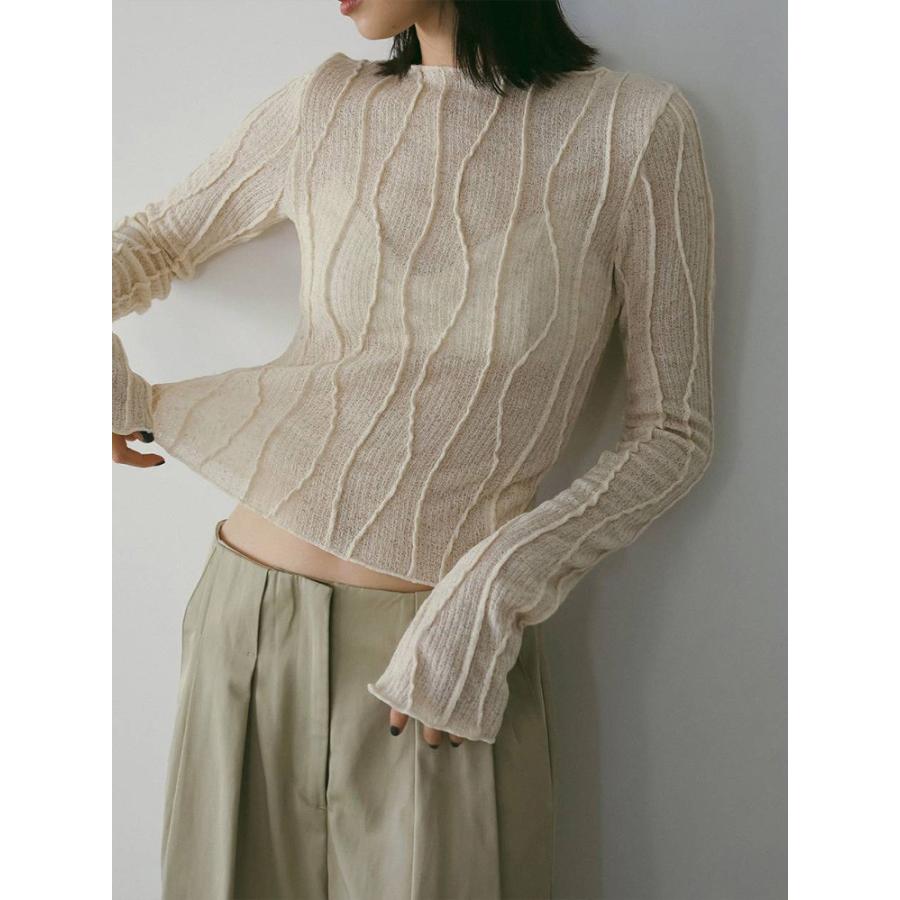 anuke＊トップス anuke（アンヌーク） anuke 2026Prefall トップス Pattern Big Long T