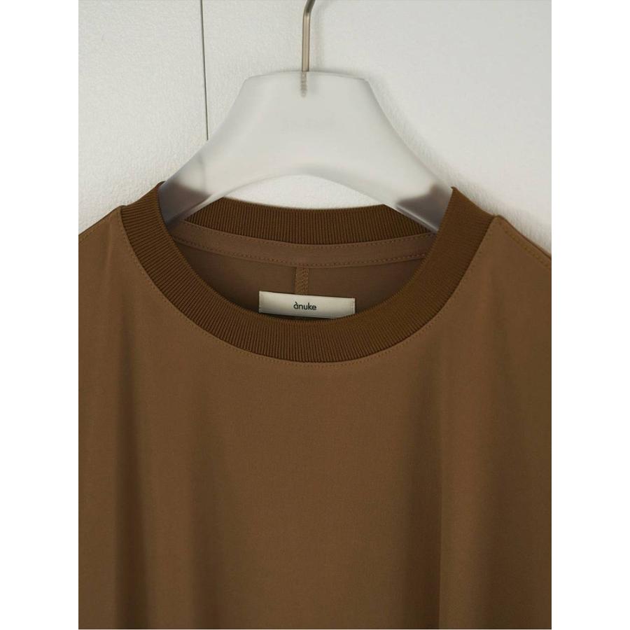 アンヌーク　刺繍長袖Tシャツ　ブラウン　完売 anuke（アンヌーク） 即日発送 Over Long T-Shirts 62610620 オーバー