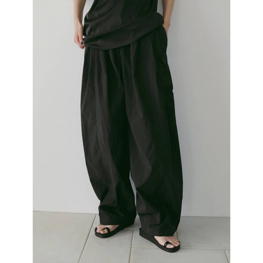 アンヌーク anuke 即日発送 Volumetuck Cocoon Pants 62610720 ボリュームタックコクーンパンツ ナイロンパンツ 春夏 パンツ コクーンパンツ（Yahoo!・M.i.e）