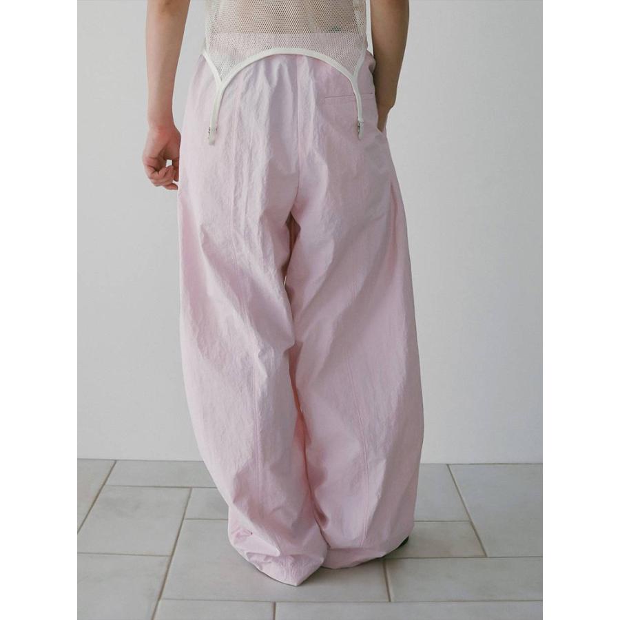 アンヌーク anuke 即日発送 Volumetuck Cocoon Pants 62610720 ボリュームタックコクーンパンツ ナイロンパンツ 春夏 パンツ コクーンパンツの画像