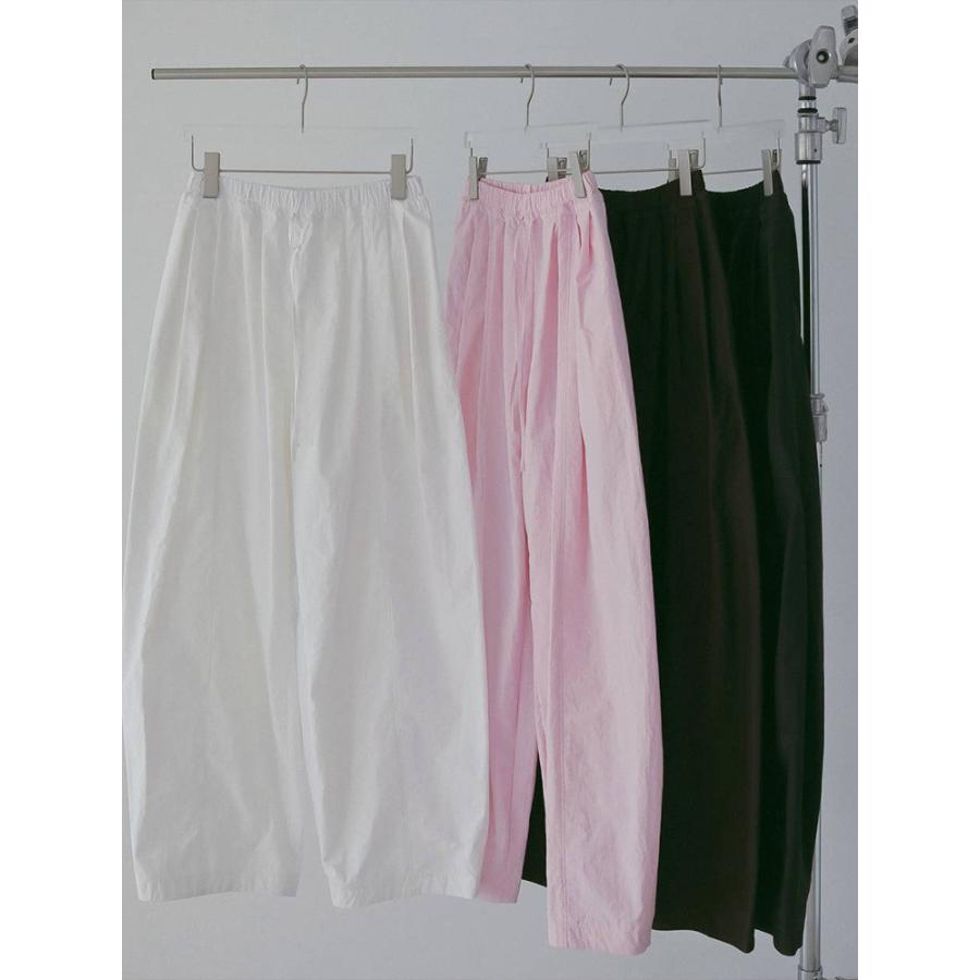 アンヌーク anuke 即日発送 Volumetuck Cocoon Pants 62610720 ボリュームタックコクーンパンツ ナイロンパンツ 春夏 パンツ コクーンパンツの画像