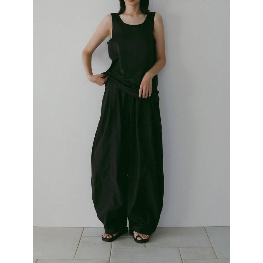 アンヌーク anuke 即日発送 Volumetuck Cocoon Pants 62610720 ボリュームタックコクーンパンツ ナイロンパンツ 春夏 パンツ コクーンパンツの画像