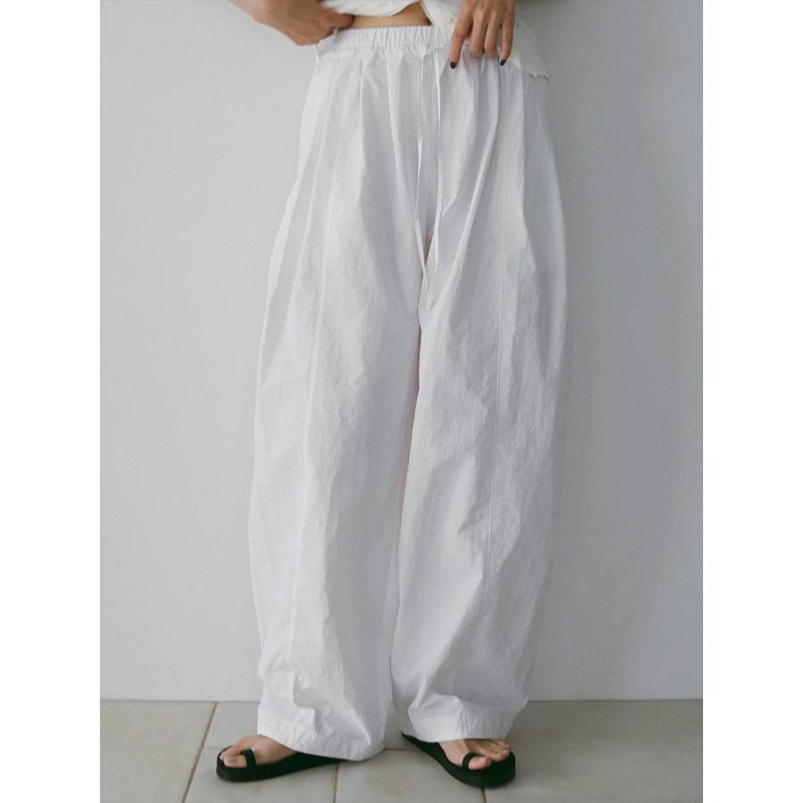 アンヌーク anuke 即日発送 Volumetuck Cocoon Pants 62610720 ボリュームタックコクーンパンツ ナイロンパンツ 春夏 パンツ コクーンパンツの画像