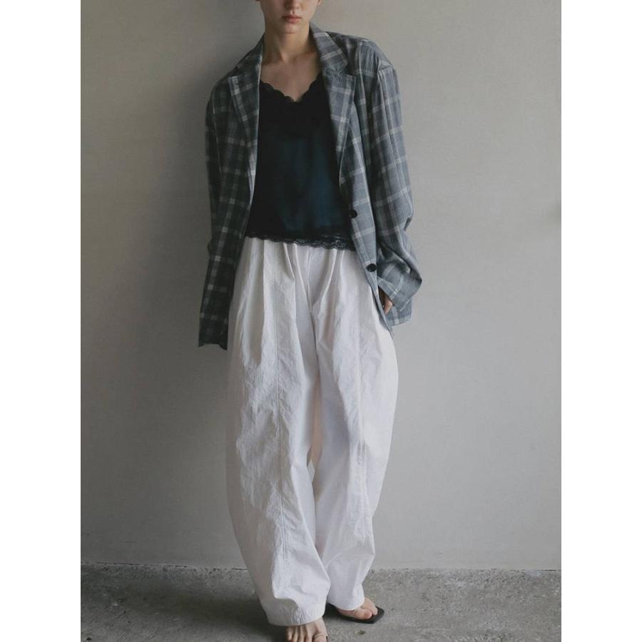 アンヌーク anuke 即日発送 Volumetuck Cocoon Pants 62610720 ボリュームタックコクーンパンツ ナイロンパンツ 春夏 パンツ コクーンパンツの画像
