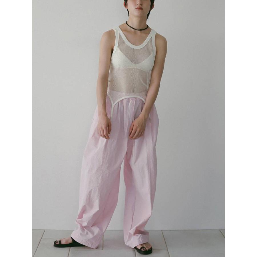 アンヌーク anuke 即日発送 Volumetuck Cocoon Pants 62610720 ボリュームタックコクーンパンツ ナイロンパンツ 春夏 パンツ コクーンパンツの画像