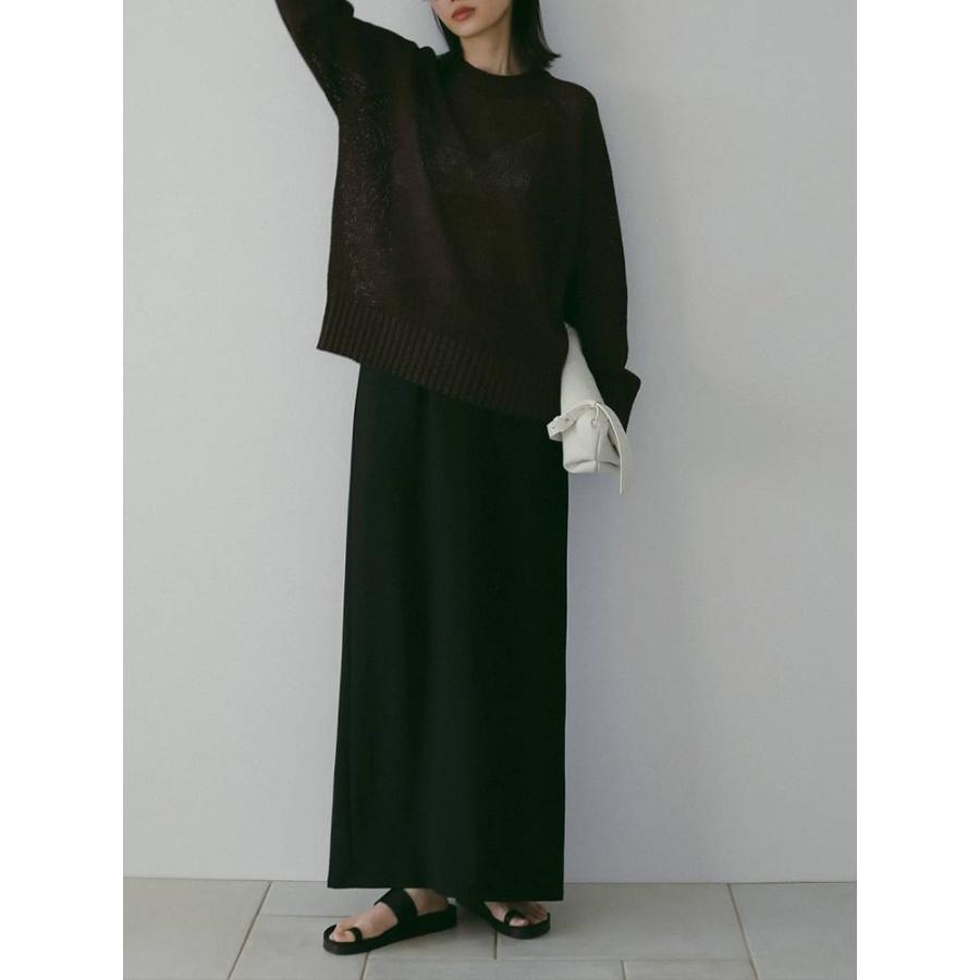anuke（アンヌーク） 即日発送 Georgette Pencil Skirt 62610801