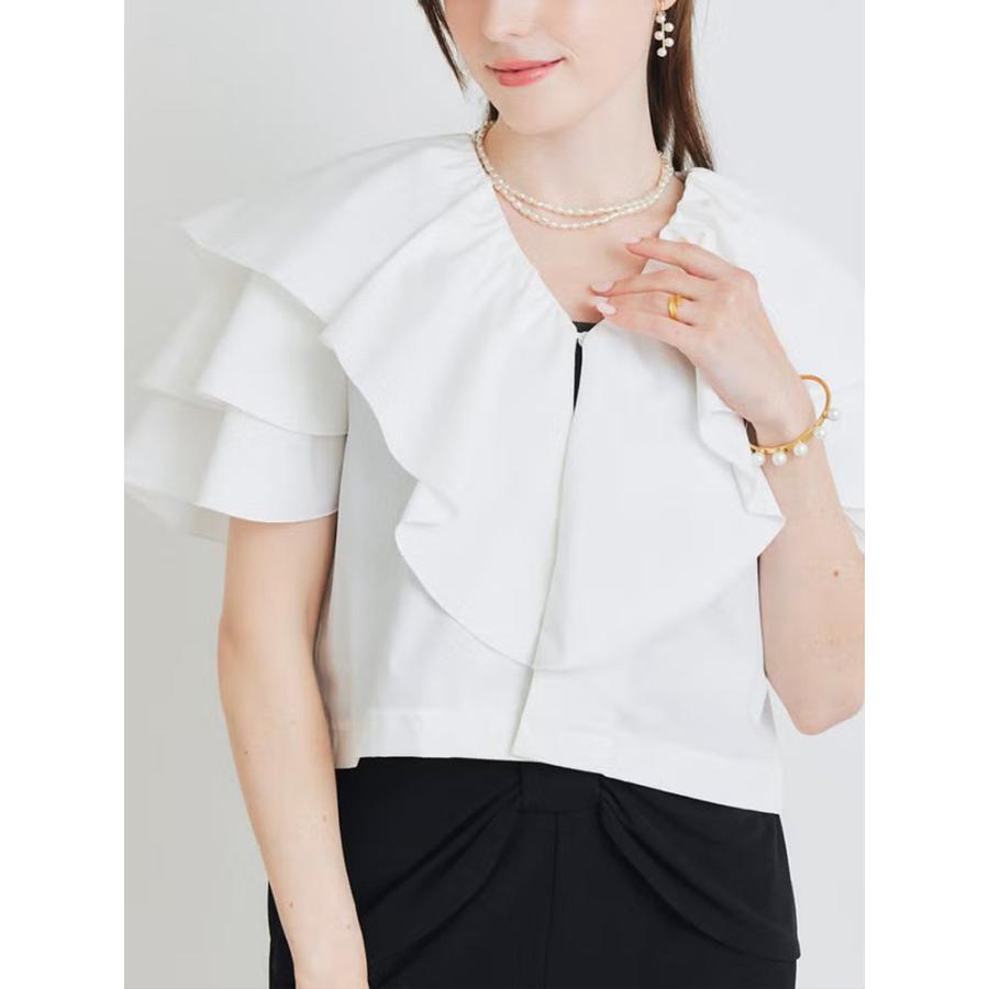 PICCIN PERLA PICCIN ピッチン 即日発送 フリルショートジャケット 